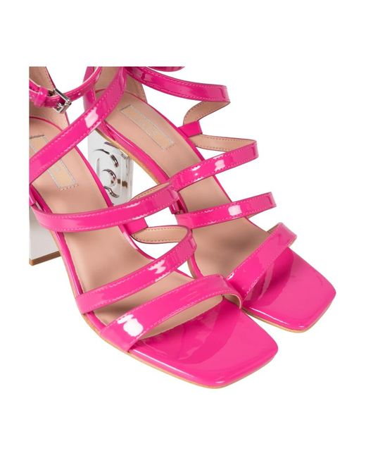 Liu Jo Pink Elegante knöchelriemen sandalen