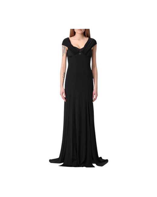 Gowns Elisabetta Franchi de color Black