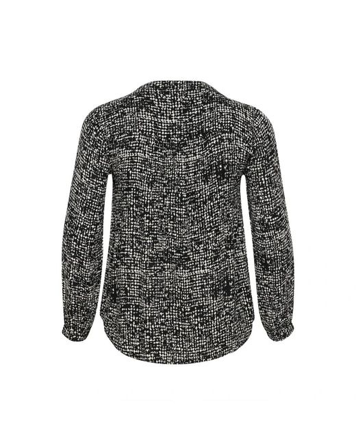Kaffe Overhemden ,Zwart ,Grafische Dot Blouse Zwart/Turtledove in het Black