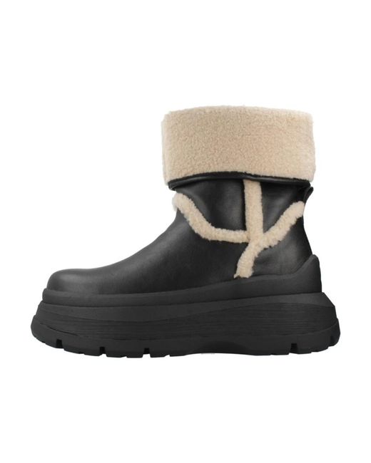 Buffalo Black Olympia Fold Boot Warm