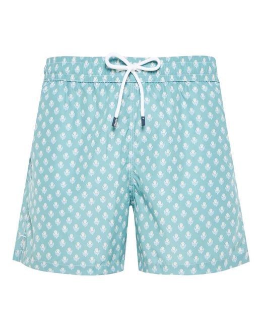 Fedeli Blue Beachwear for men