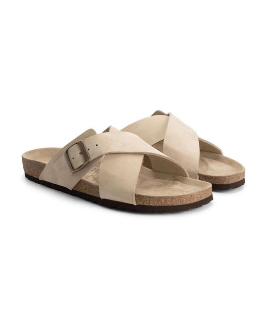 Sliders di Dstrezzed in Brown da Uomo