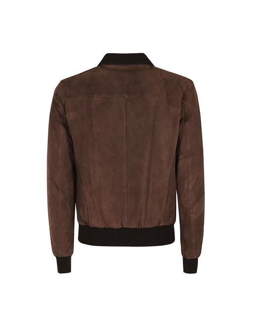 Leather Jackets Stewart de hombre de color Brown