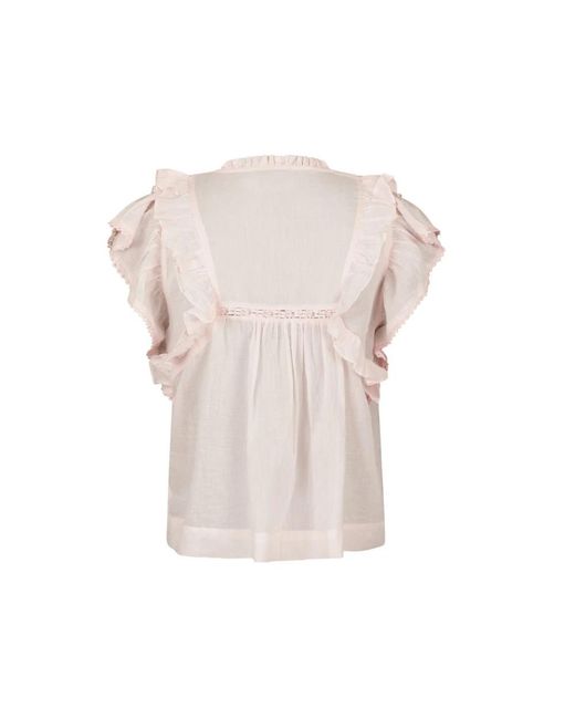 Neo Noir Pink Blouses
