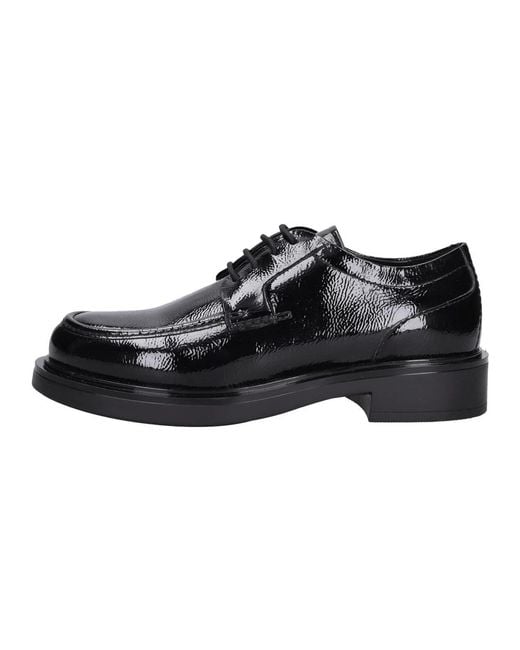 Emanuélle Vee Black Laced Shoes