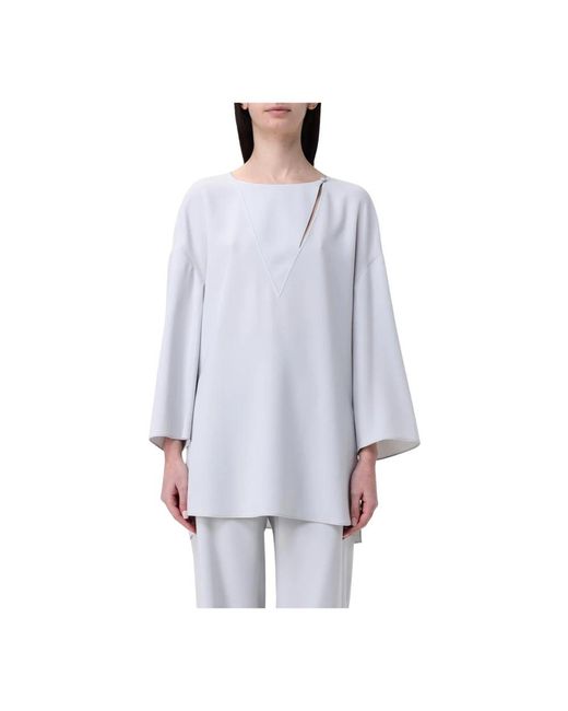 Emporio Armani Blue Blouses