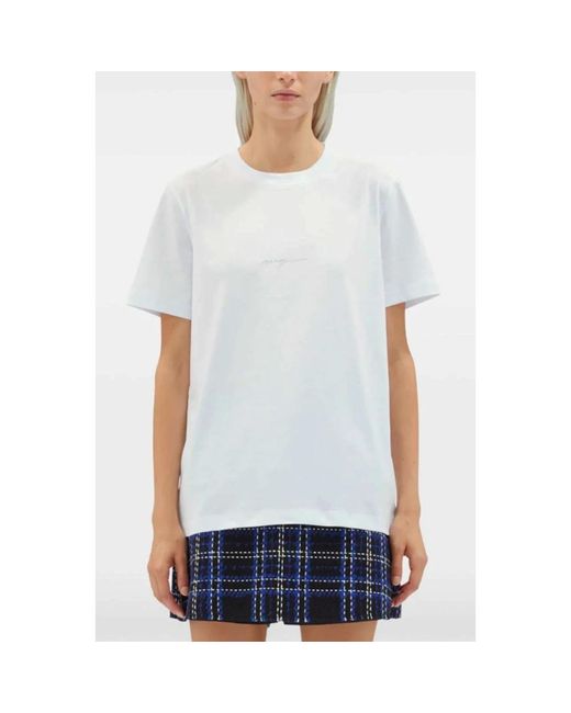 MSGM White T-Shirts