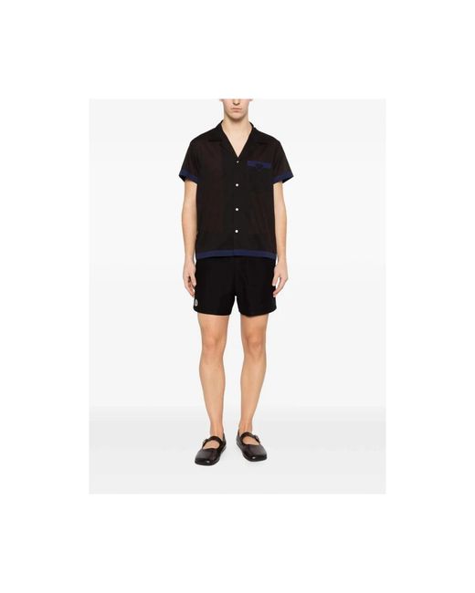 Bode Black Short Sleeve Shirts for men