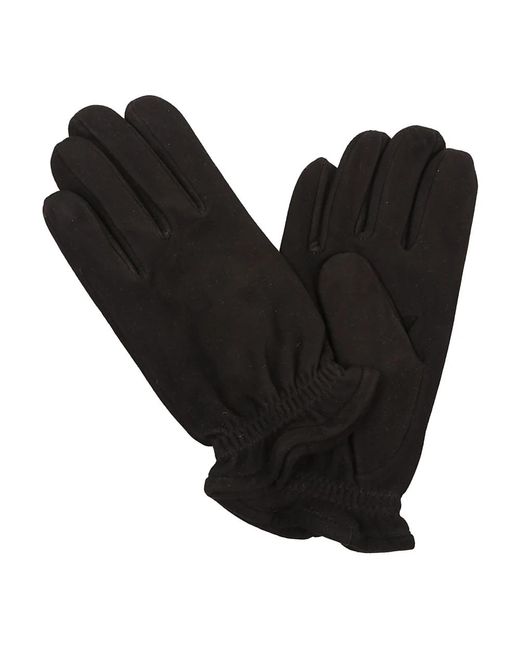 Orciani Weiche wildleder winterhandschuhe in Black für Herren