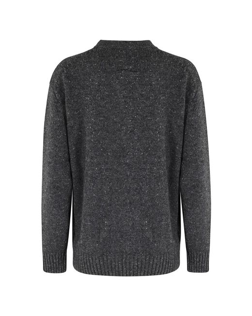 DUNST Black Anthrazitgrauer V-Ausschnitt Strick-Cardigan