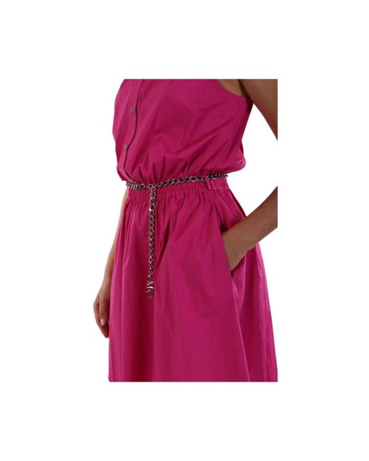 Michael Kors Pink Short Dresses