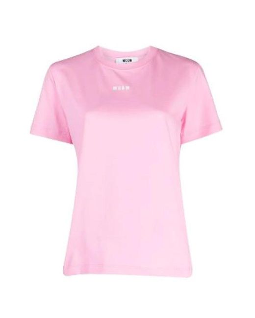Tops > t-shirts MSGM en coloris Pink