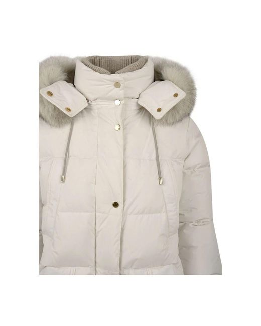 Down Coats Moorer en coloris Natural