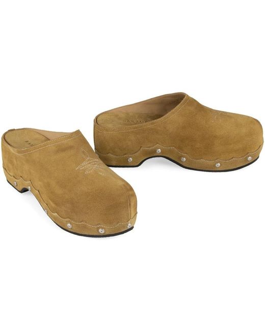 Sartore Brown Clogs