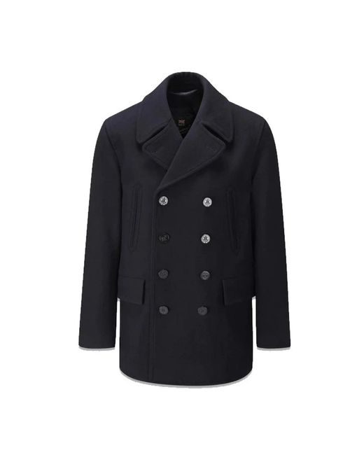 Double-Breasted Coats di Gloverall in Blue da Uomo