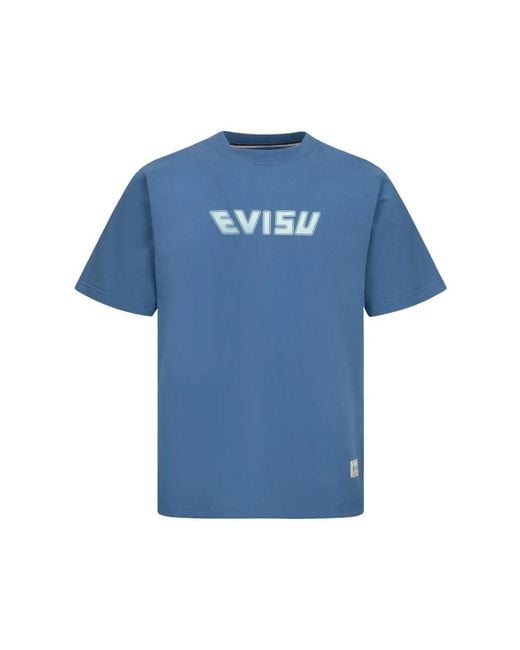 Evisu Blue T-Shirts for men