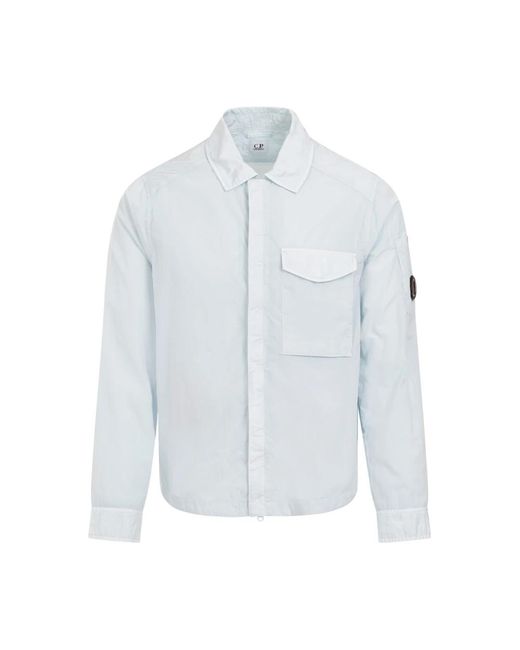 Cp company chrome-r pocket overshirt di C P Company in Blue da Uomo