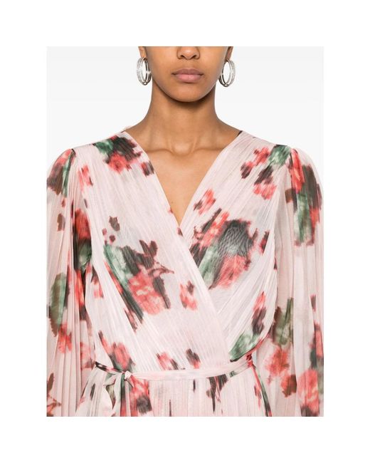 Philosophy Di Lorenzo Serafini Pink Wrap Dresses