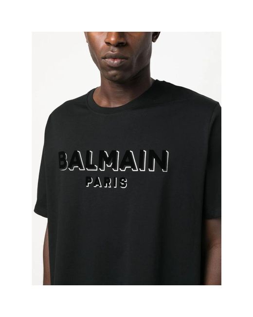Balmain Black T-Shirts for men