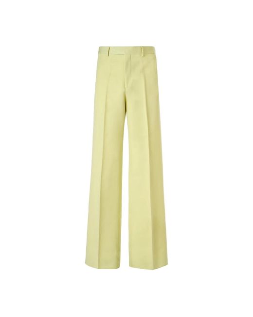 Wide Trousers Gucci de hombre de color Yellow