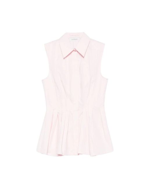 Sportmax Pink Sleeveless Tops