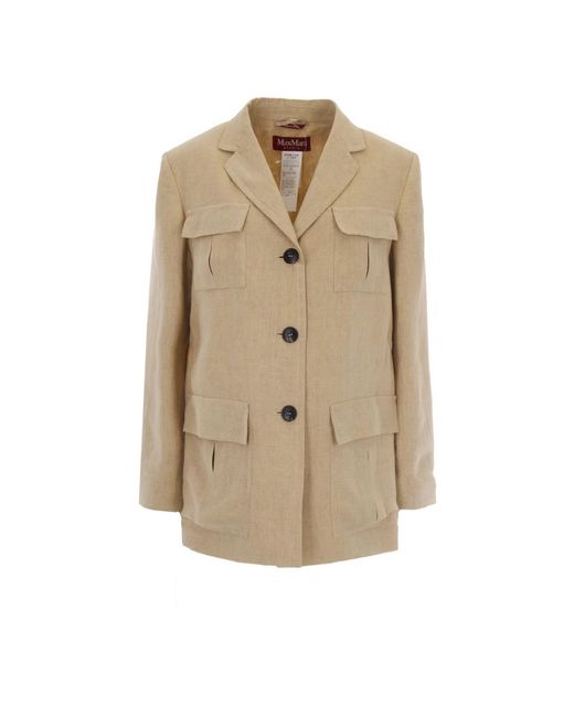 Max Mara Natural Blazers
