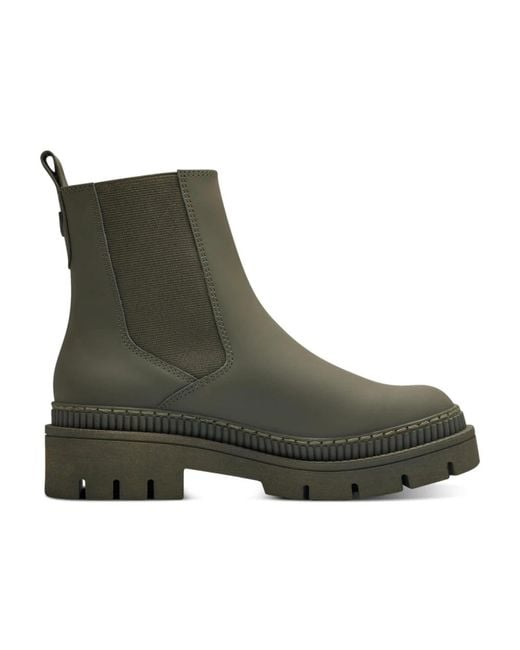 Chelsea Boots Marco Tozzi de color Green