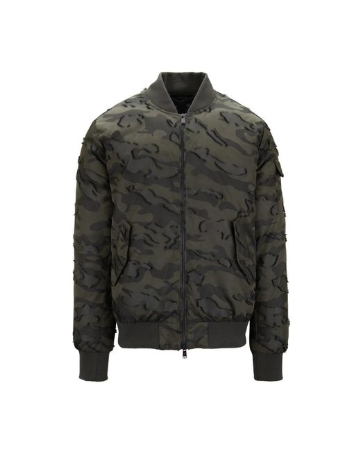 AFTER LABEL Gray Bomber Jackets for men