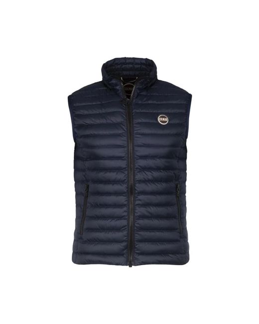 Colmar Jassen ,Blauw ,Nylon Sportieve Donsbodywarmer in het Blue voor heren