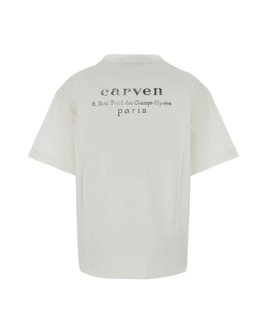 Carven White T-Shirts