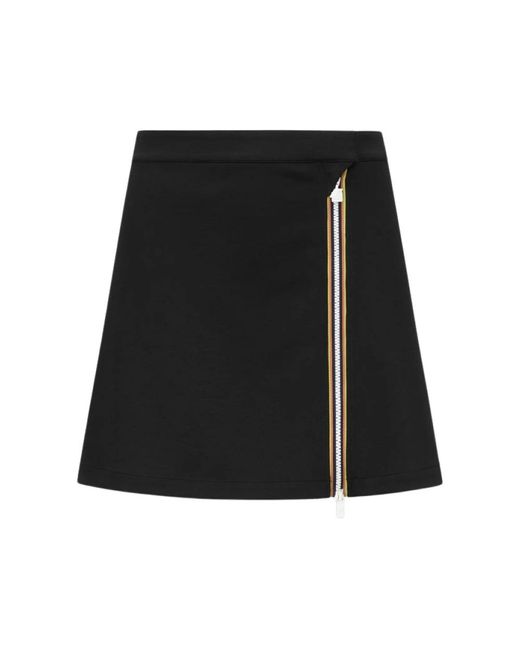K-Way Short Skirts in het Black