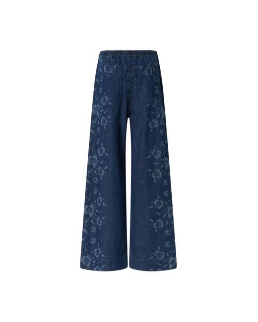 Pinko Blue Wide Jeans