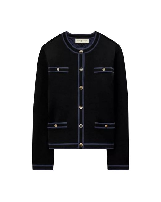 Cardigans Tory Burch de color Black