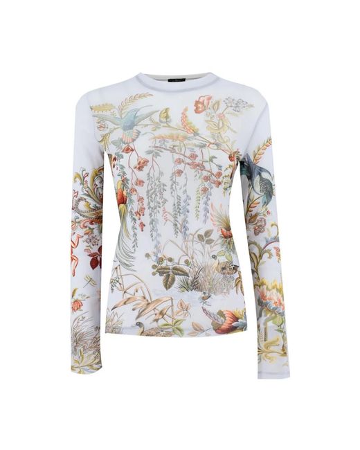 Etro Blue Long Sleeve Tops