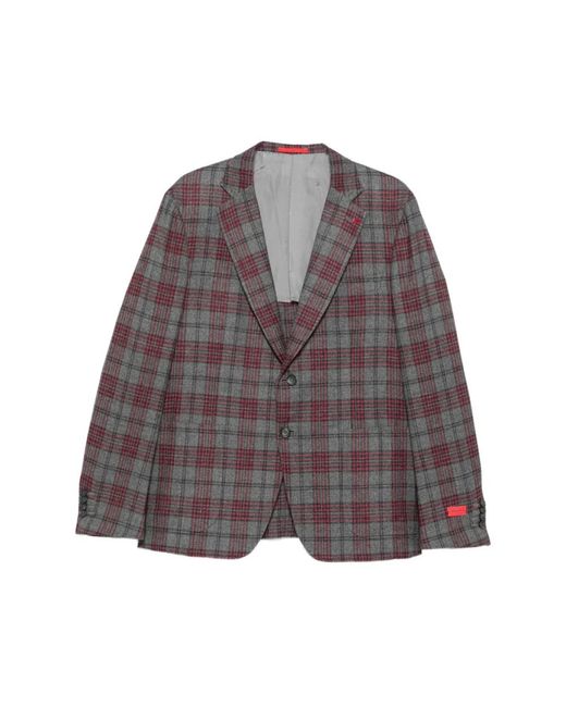 Isaia Gray Blazers for men