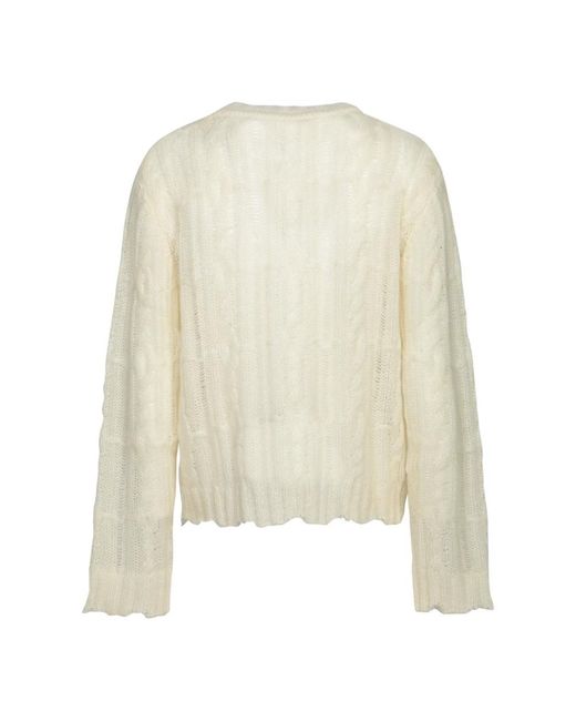 Séfr White Round-Neck Knitwear for men