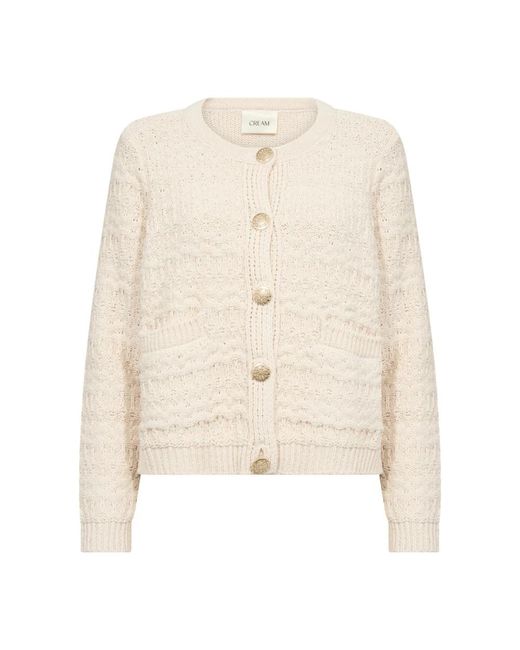 Cream Cardigans in het Natural