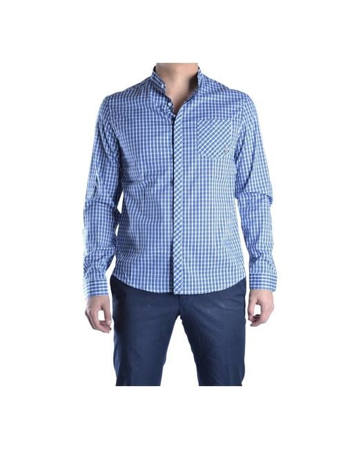 Balmain Blue Casual Shirts for men