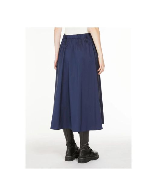 Max Mara Midi Skirts in het Blue