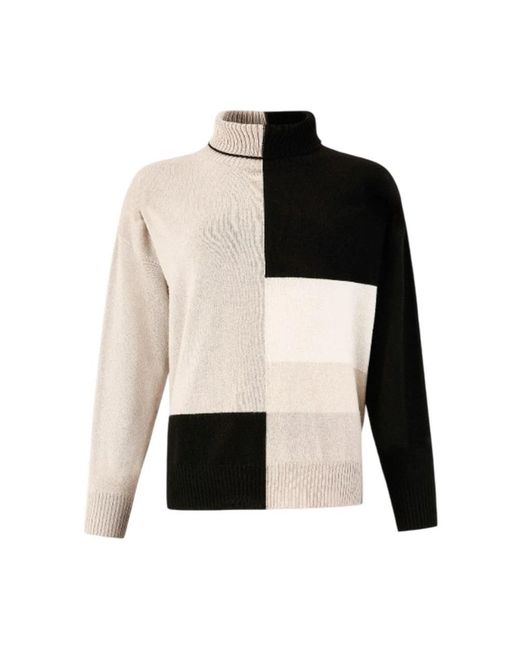 D.exterior Black Turtlenecks