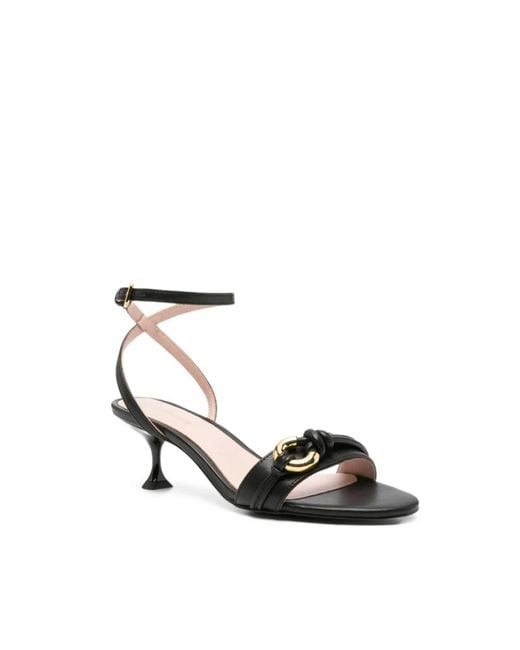 Coccinelle Black High Heel Sandals