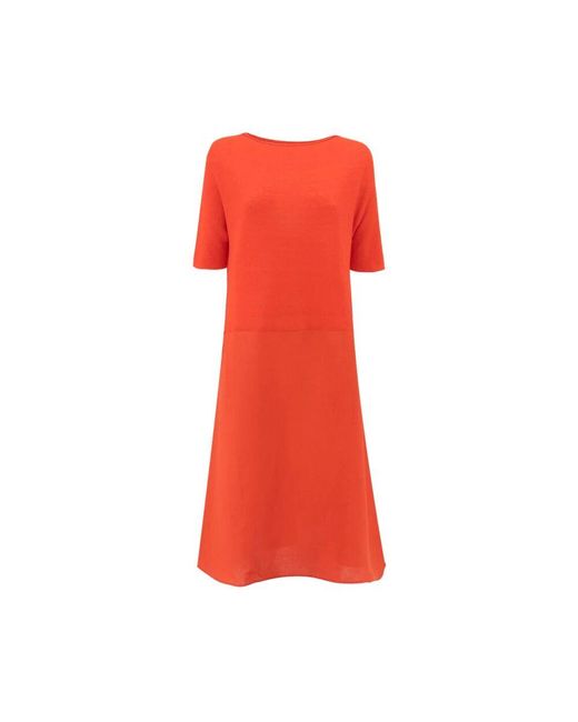 Le Tricot Perugia Red Midi dresses