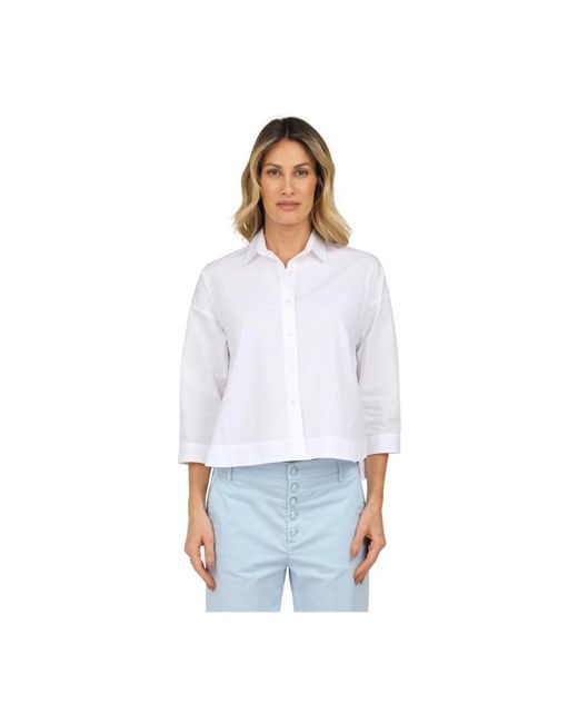 Camisa de manga larga ROSSO35 de color White