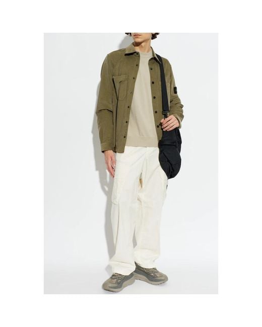 Stone Island Green Casual Shirts for men