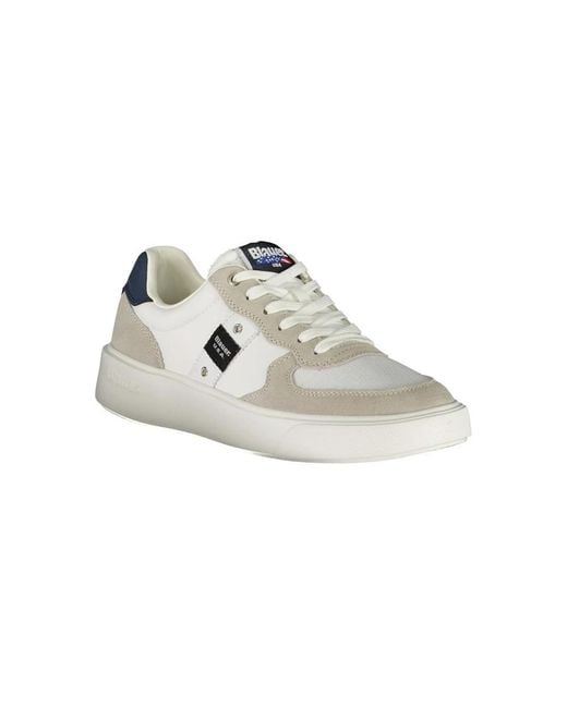 Blauer White Sneakers for men
