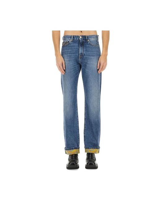 Versace Rechte Jeans in het Blue voor heren