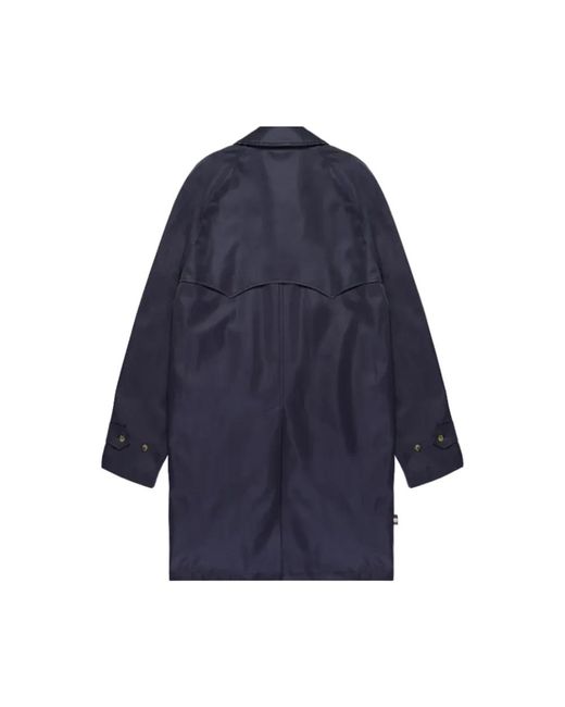 Aquascutum Blue Single-Breasted Coats for men