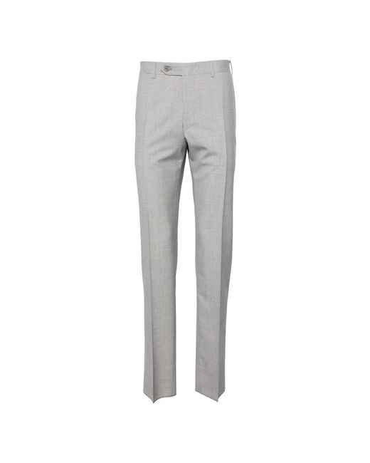 Pantaloni in lana con tasche di Canali in Gray da Uomo
