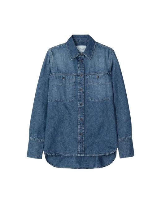 Closed Camisa in het Blue