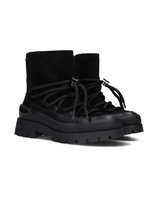 Mexx Black Lace-Up Boots